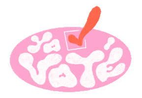 Voto Latino Vote Sticker by Fabiola Lara / Casa Girl