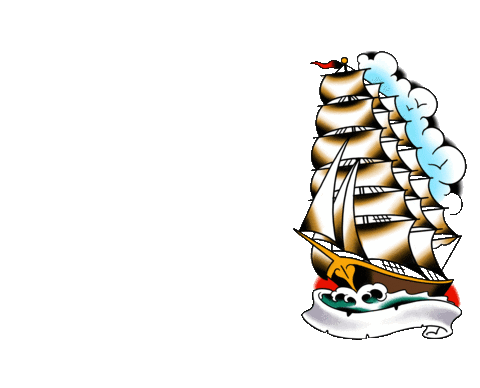 Ship Pirate Sticker by Beis