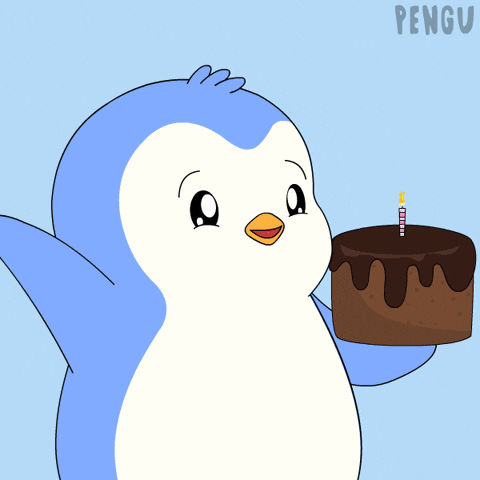 Happy Birthday Penguin GIF by Pudgy Penguins