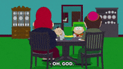 scared kyle broflovski GIF by South Park 