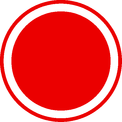 Red Button Record Sticker by TONI CORE