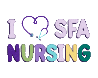 Lumberjack Nurse Sticker by SFASU