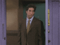 david schwimmer middle finger GIF