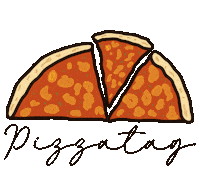 Pizza Eating Sticker