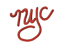 New York Neon Sticker