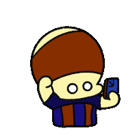 kkabuktoon happy 신나 축구 kleague Sticker