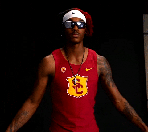 Track Field Sport GIF by USC Trojans