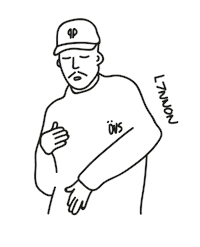 rap lennon Sticker by ÖUS