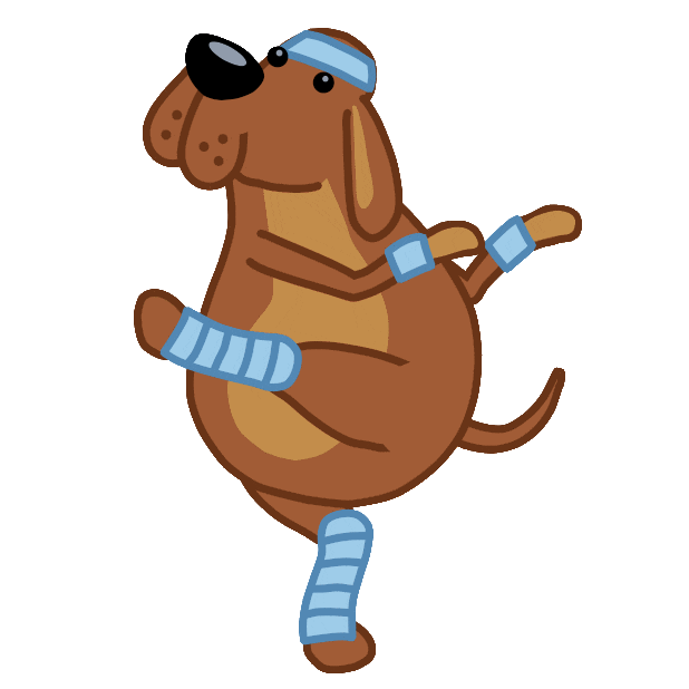 Weight Loss Dance Sticker by Iconka.com