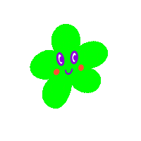 Happy Flower Sticker