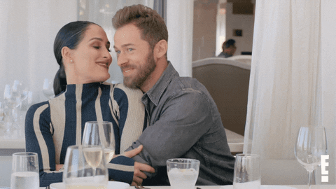 Kissing Nikki Bella GIF by E!