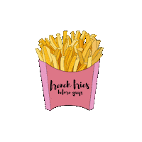 french fries mcdonalds Sticker
