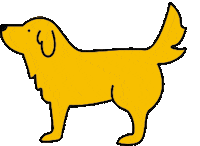 Golden Retriever Dog Sticker
