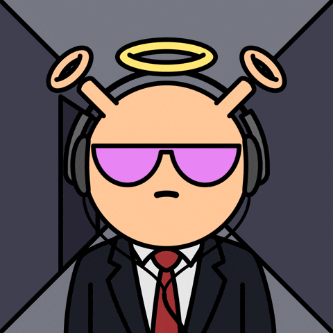 Serious American Psycho GIF by Quirkies