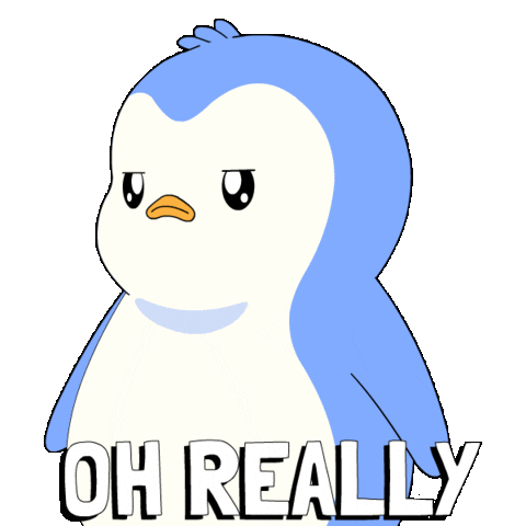 Bored Penguin Sticker by Pudgy Penguins