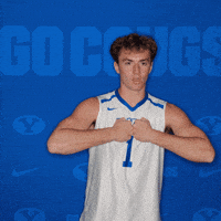 Ncaa Volleyball Go Cougs GIF by BYU Cougars