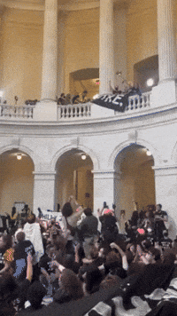 Protesters Arrested Inside Cannon Rotunda in DC