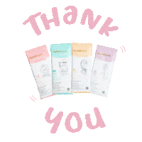 Thanks Thank You Sticker by Hydrokyoot