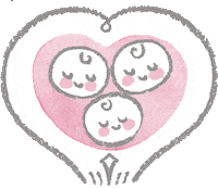 Triplets Sticker by タタイマム