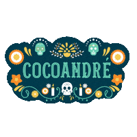 Day Of The Dead Dallas Sticker by CocoAndre Chocolatier