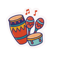 Puerto Rico Musica Sticker