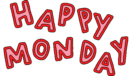 Happy Monday Sticker by Poppy Deyes