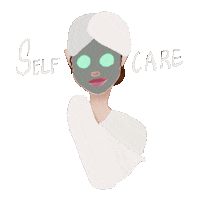 Skin Care Girl Sticker