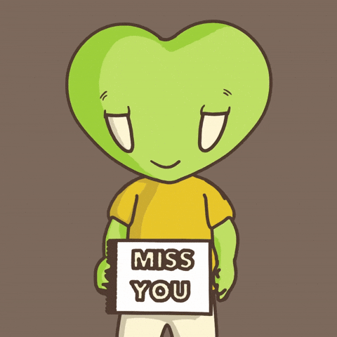 Miss You Heart GIF by LT3 Creations