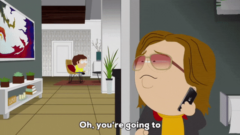 phone talking GIF by South Park 