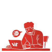 Work From Home Stress Sticker by minumvit