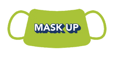 Maskup Sticker by ArtForce Iowa