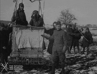 Black And White Goodbye GIF by National WWI Museum and Memorial