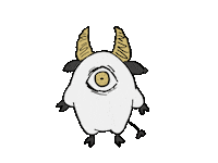 GEROSEIJIN きゃら ヤギ げろ やんやん Sticker