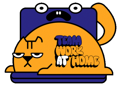 Fun Working Sticker by cpluscandco