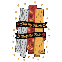 CrystalWhitlowDesign excited shopping shop handmade Sticker