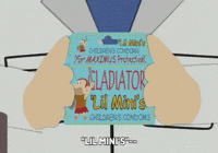 gladiators condoms GIF by South Park 