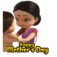 Celebration Mom Sticker by Chhota Bheem