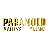paranoid Sticker by mattiamelaniparanoid