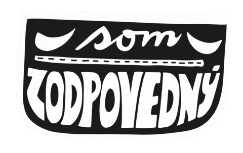 Korona Zodpovednost Sticker