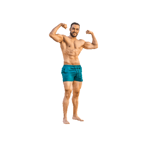 Muscles Flexing Sticker by Squat Fit