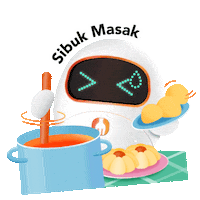 Feed Me Cooking Sticker by FeedMe Smart POS Sytem