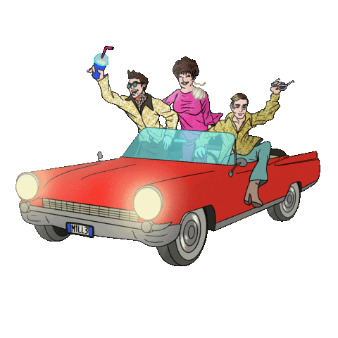 Travel Driving Sticker