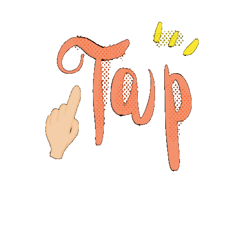 Tap Push Sticker by CHILL'UNIQUE