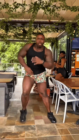 Johnny Bravo Eating GIF