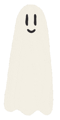 Happy Ghost Sticker