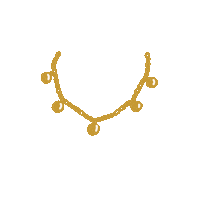 Fashion Gold Sticker by ISA NOY