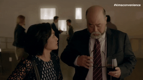 glasses put on GIF by Kim's Convenience