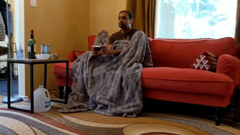 Couch Reaction GIF by Woot!