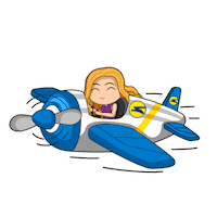 ukraine international airlines flying girl Sticker by Dafna May