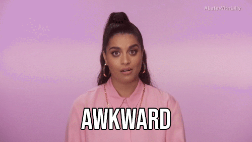 Awkward A Little Late With Lilly Singh GIF by Lilly Singh